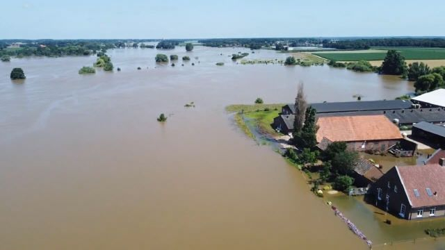 2021 Hoogwater in Beesel (Philip Apeldoorn - Drone)
