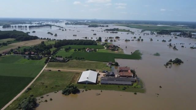 2021 Hoogwater in Beesel & Reuver (Ruiver.nl - Drone)
