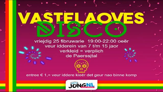 2022 Commercial - Vastelaoves Disco Paerssjtal 25 Februari