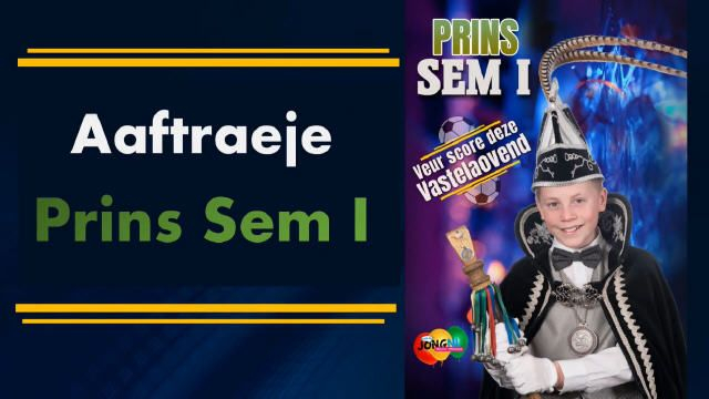 2022 Aftreden Jeugd Prins Sem I op 25 Maart 2022