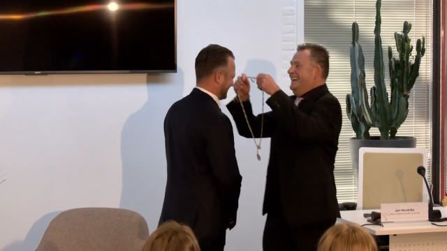 2025 Nieuwe burgemeester Martijn Derks geïnstalleerd
