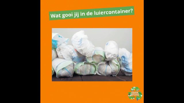 2026 Het gebruik van luiercontainer